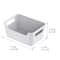 Small White Open Storage Bin by Simply Tidy®